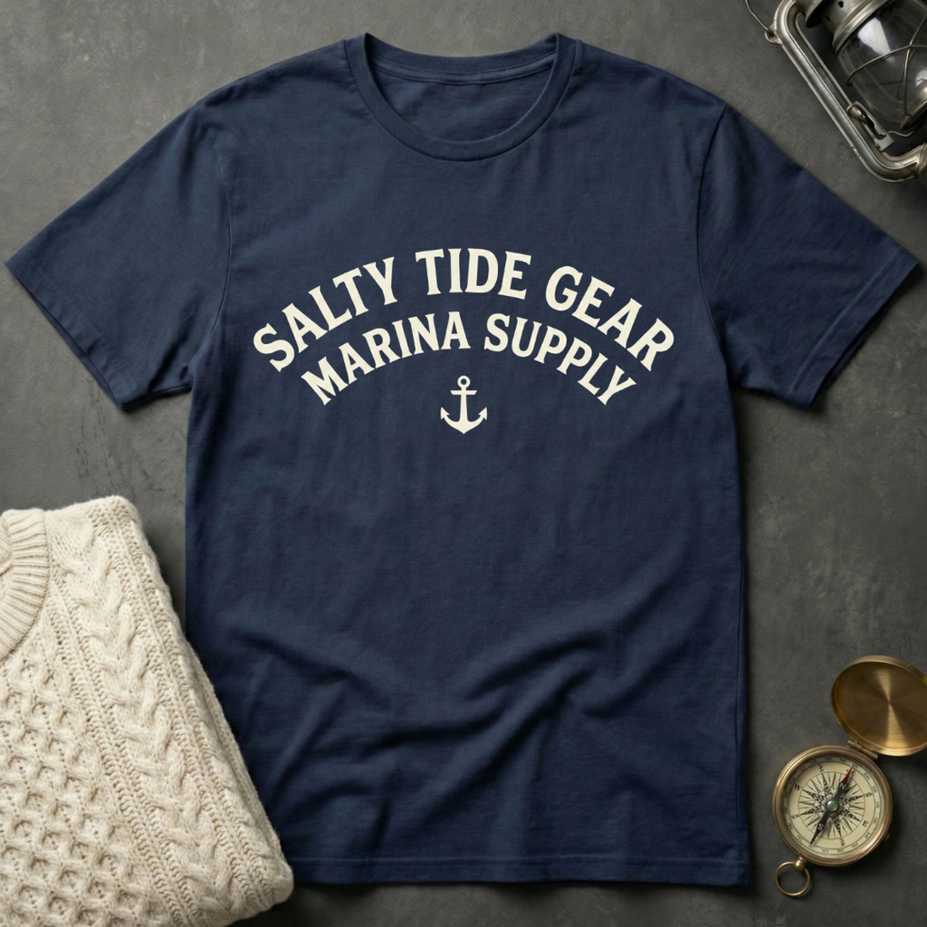 Salty Tide Gear Marina Supply T-Shirt