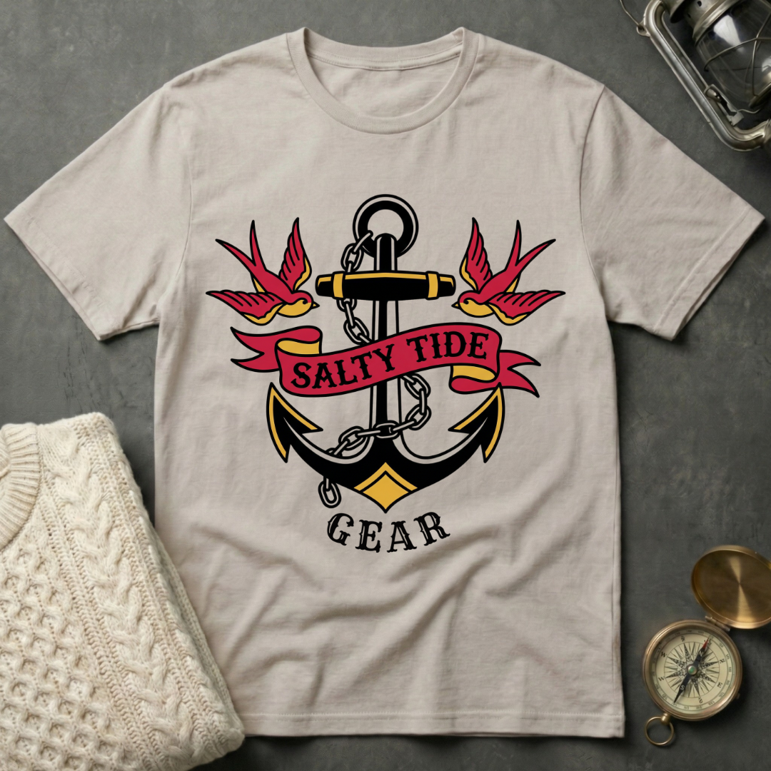 Salty Tide Gear Tattoo T-Shirt