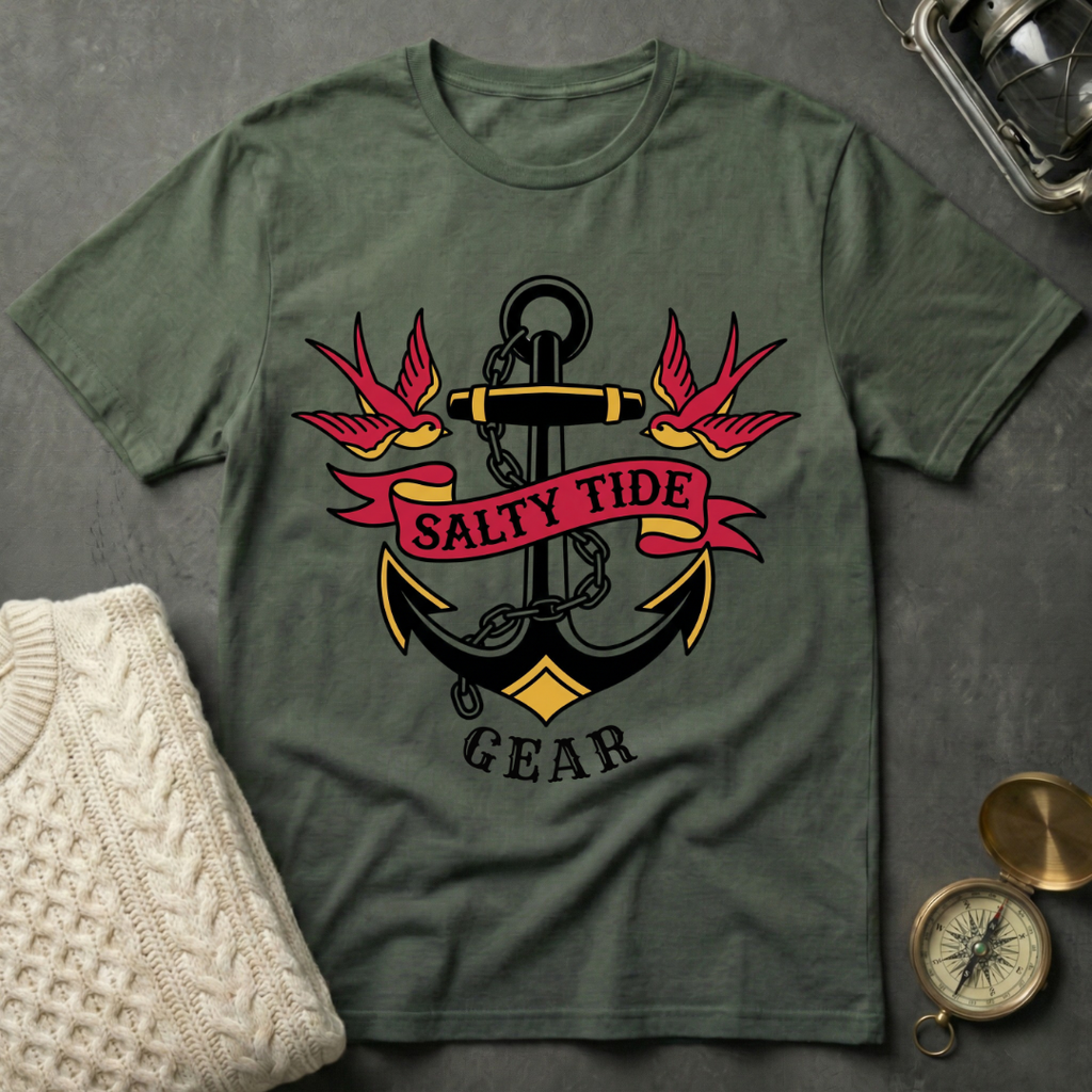 Salty Tide Gear Tattoo T-Shirt