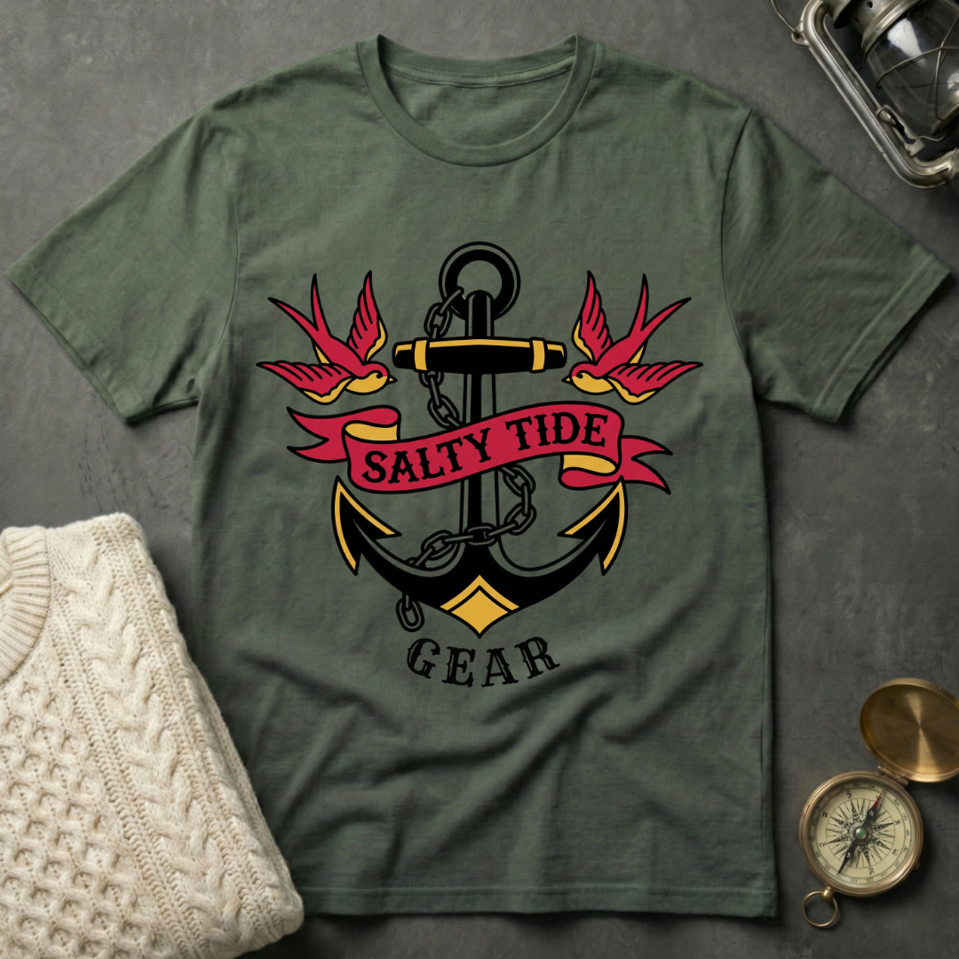 Salty Tide Gear Tattoo T-Shirt