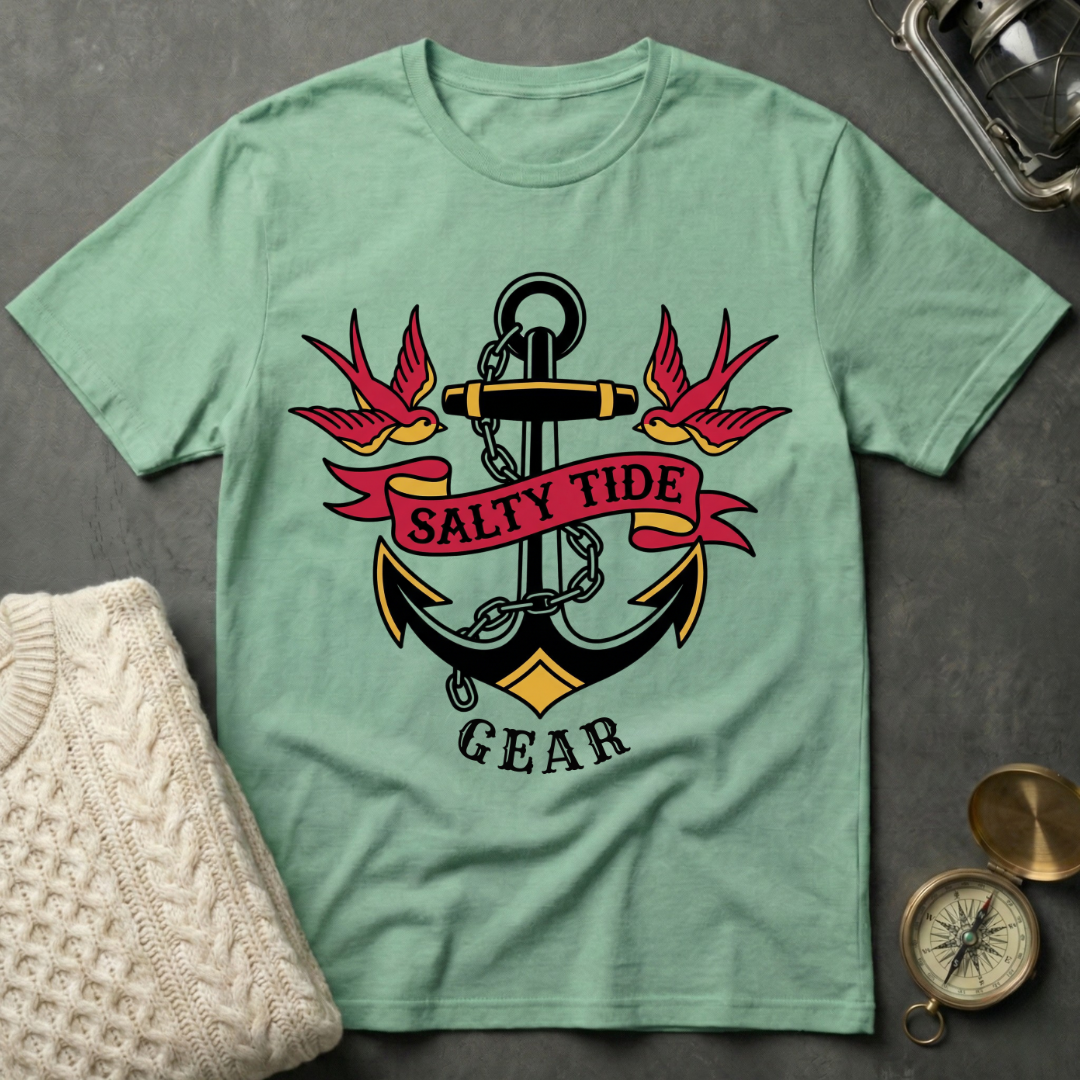 Salty Tide Gear Tattoo T-Shirt
