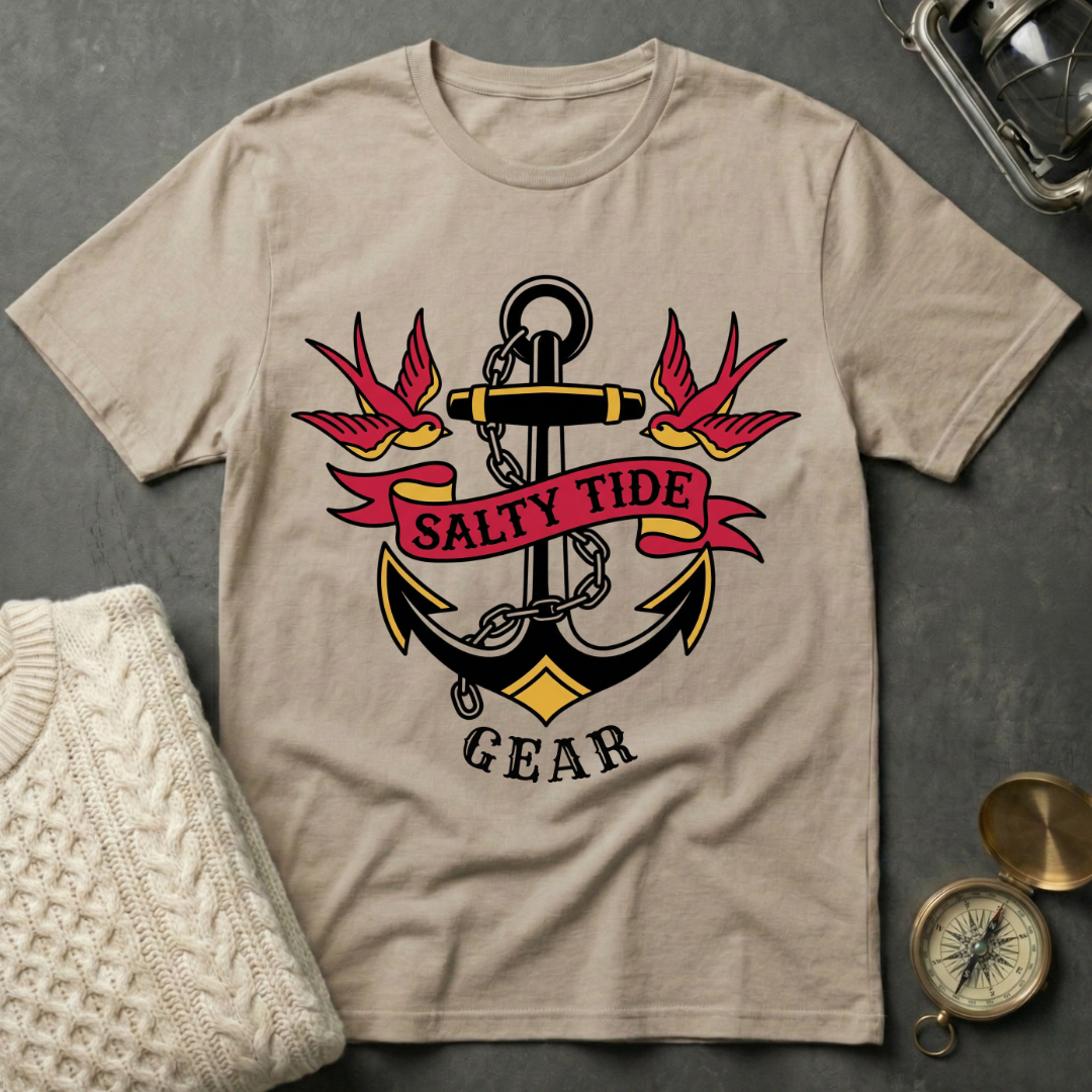 Salty Tide Gear Tattoo T-Shirt