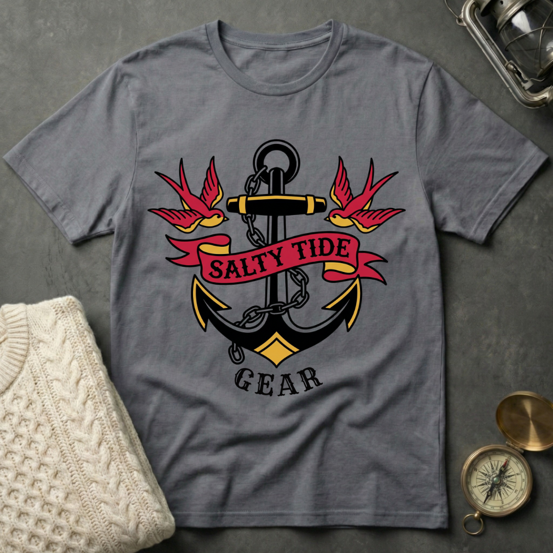 Salty Tide Gear Tattoo T-Shirt