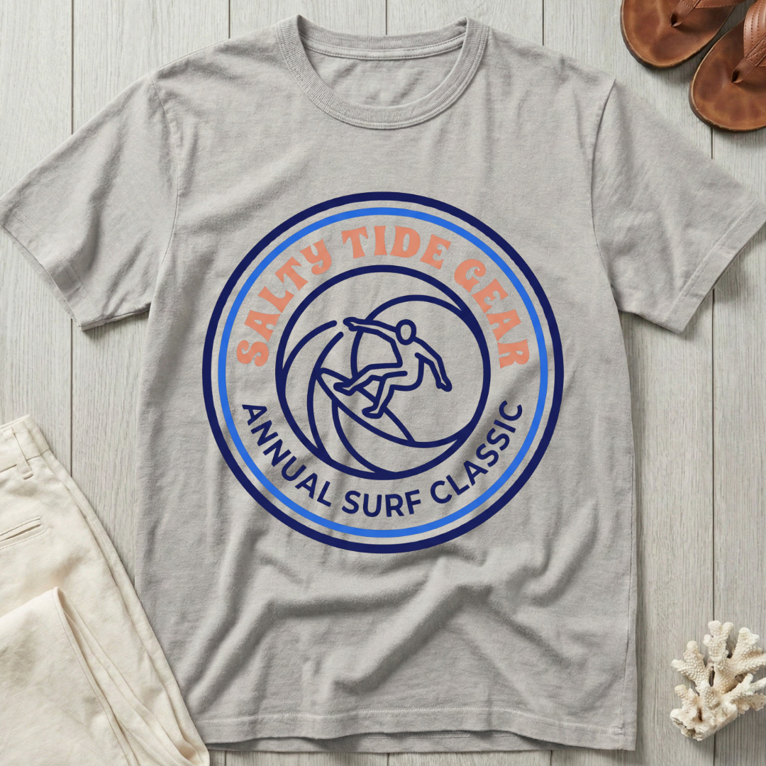 Salty Tide Gear · Annual Surf Classic - Emblem T-Shirt