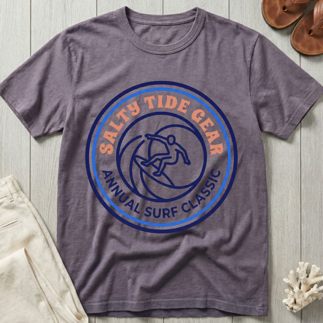 Salty Tide Gear · Annual Surf Classic - Emblem T-Shirt