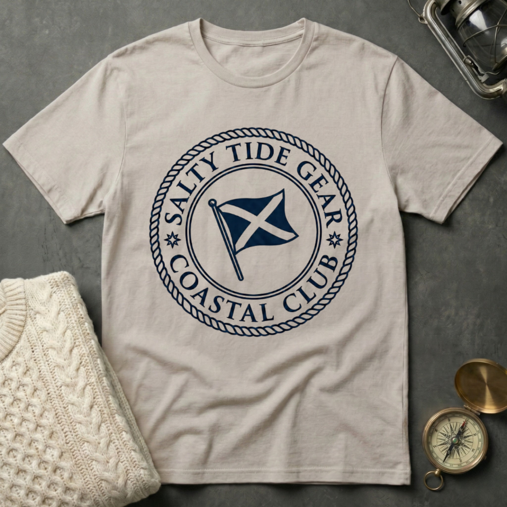 Salty Tide Gear · Coastal Club T-Shirt