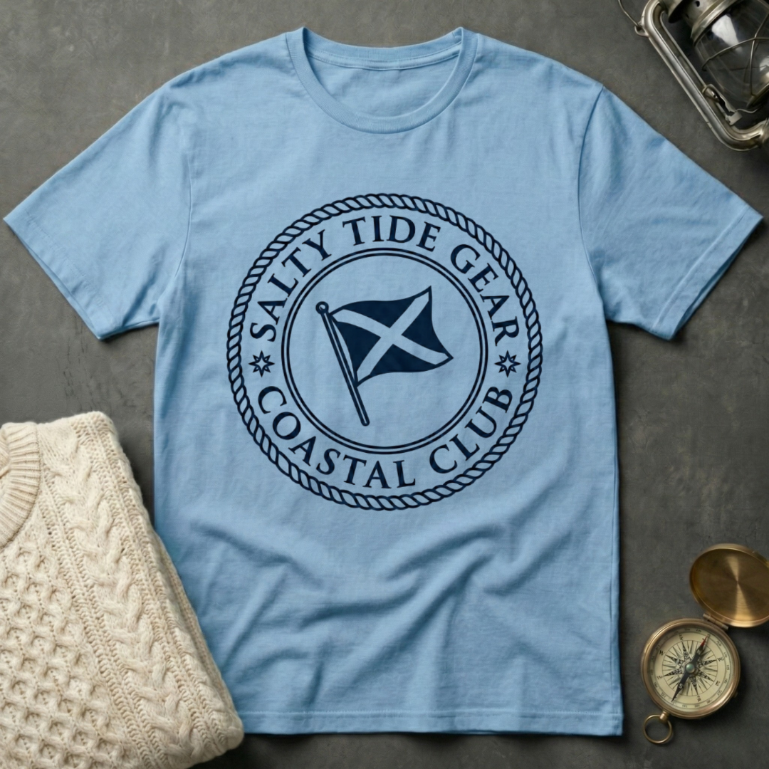 Salty Tide Gear · Coastal Club T-Shirt