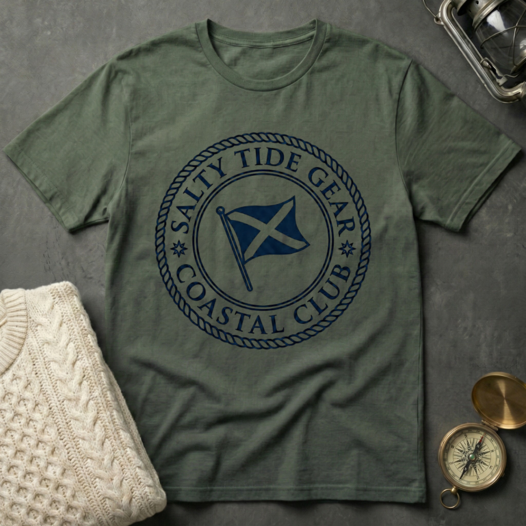 Salty Tide Gear · Coastal Club T-Shirt