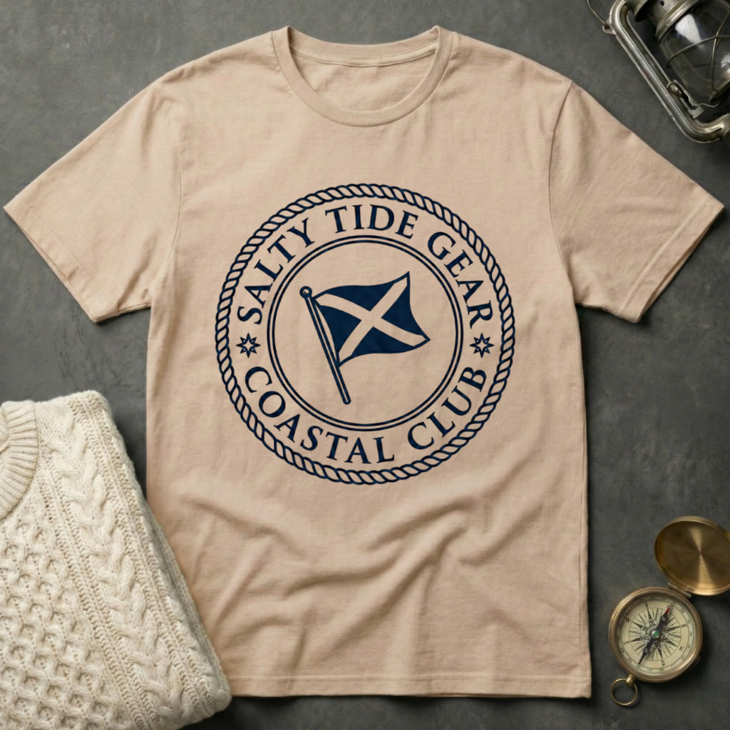 Salty Tide Gear · Coastal Club T-Shirt