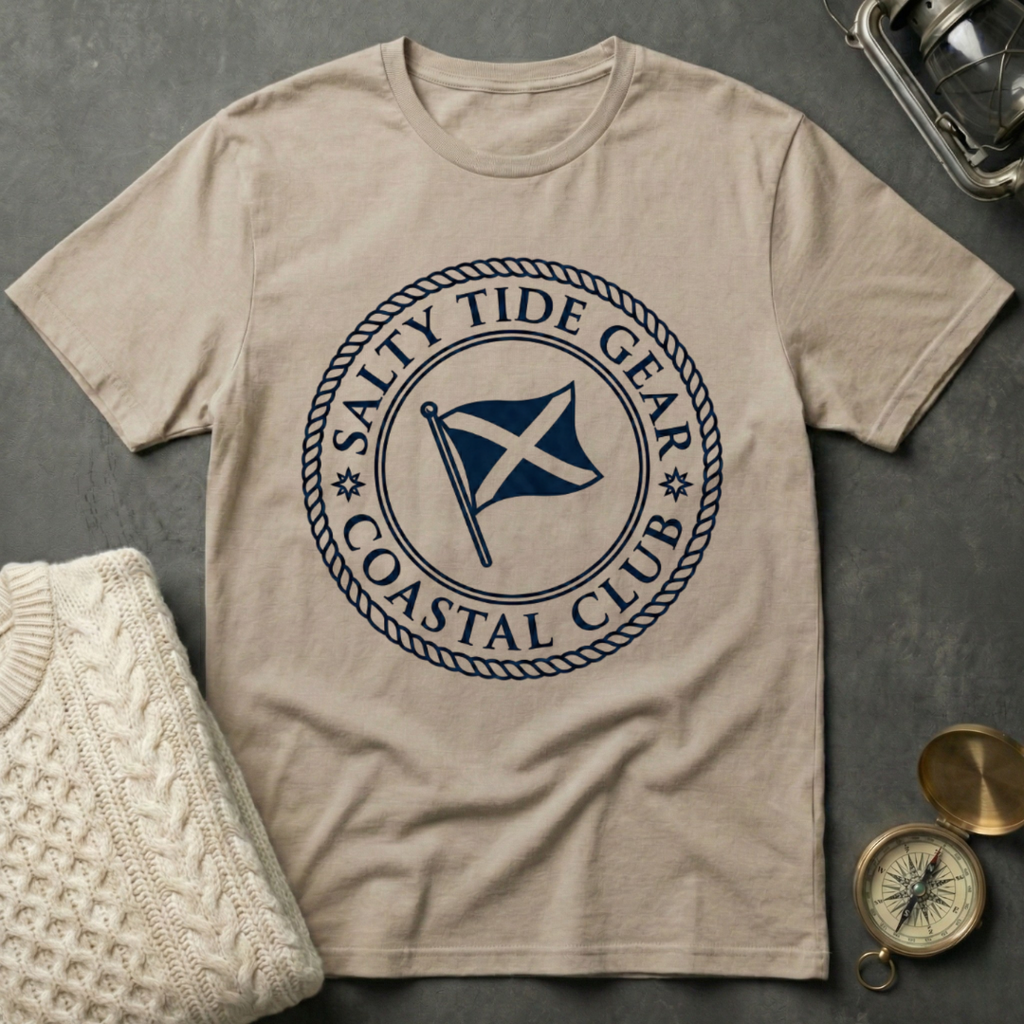 Salty Tide Gear · Coastal Club T-Shirt
