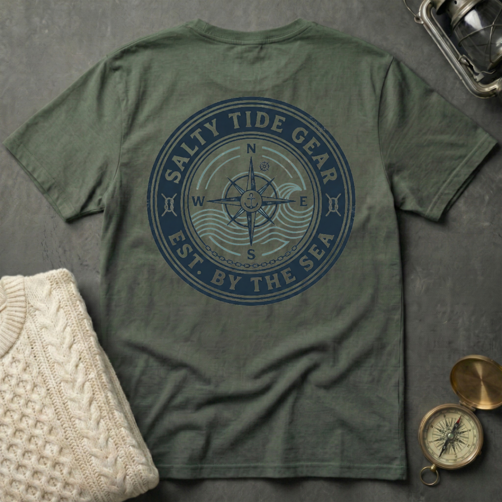 Salty Tide Gear · Est. By the Sea T-Shirt