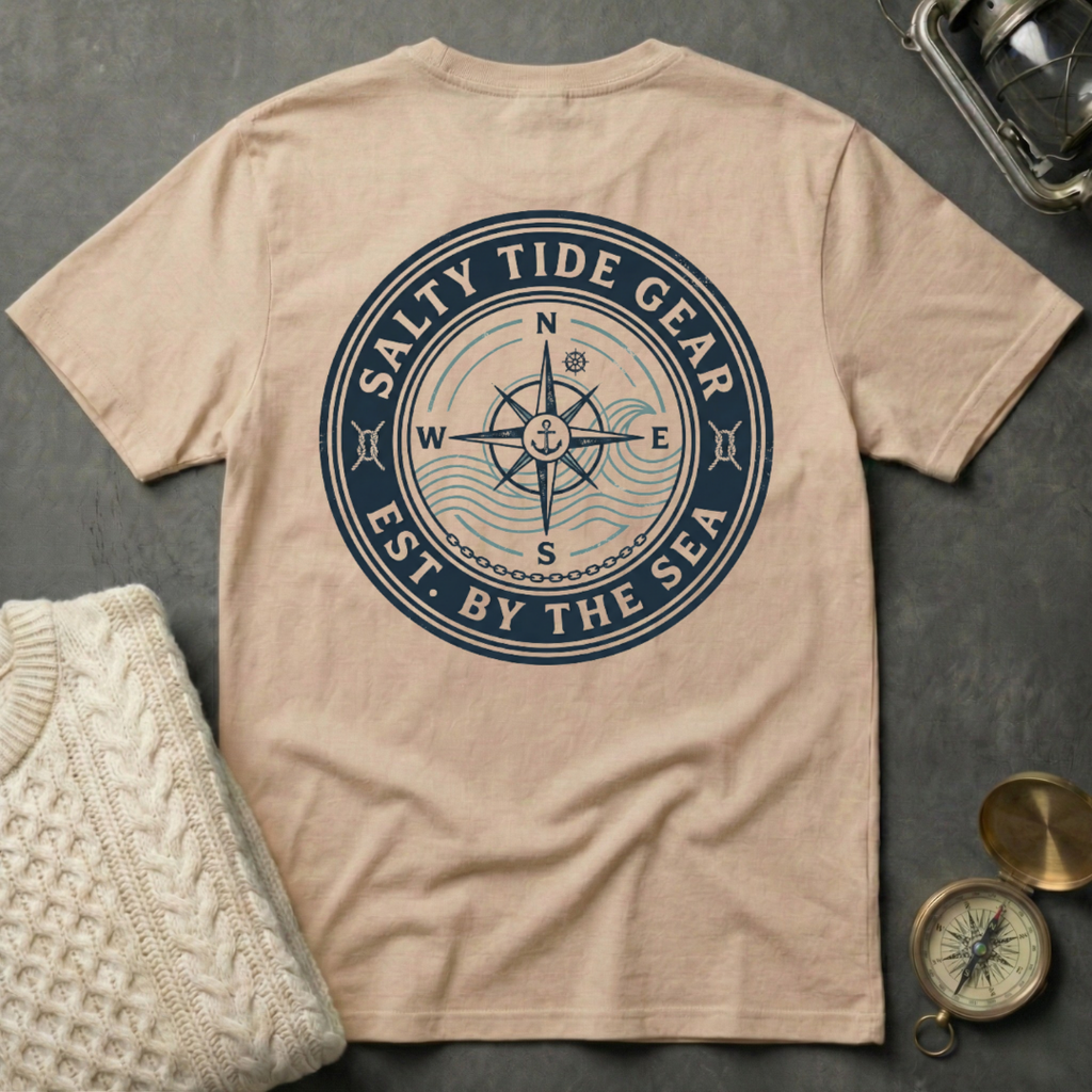 Salty Tide Gear · Est. By the Sea T-Shirt