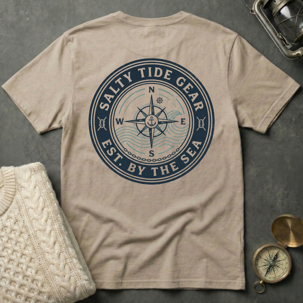Salty Tide Gear · Est. By the Sea T-Shirt