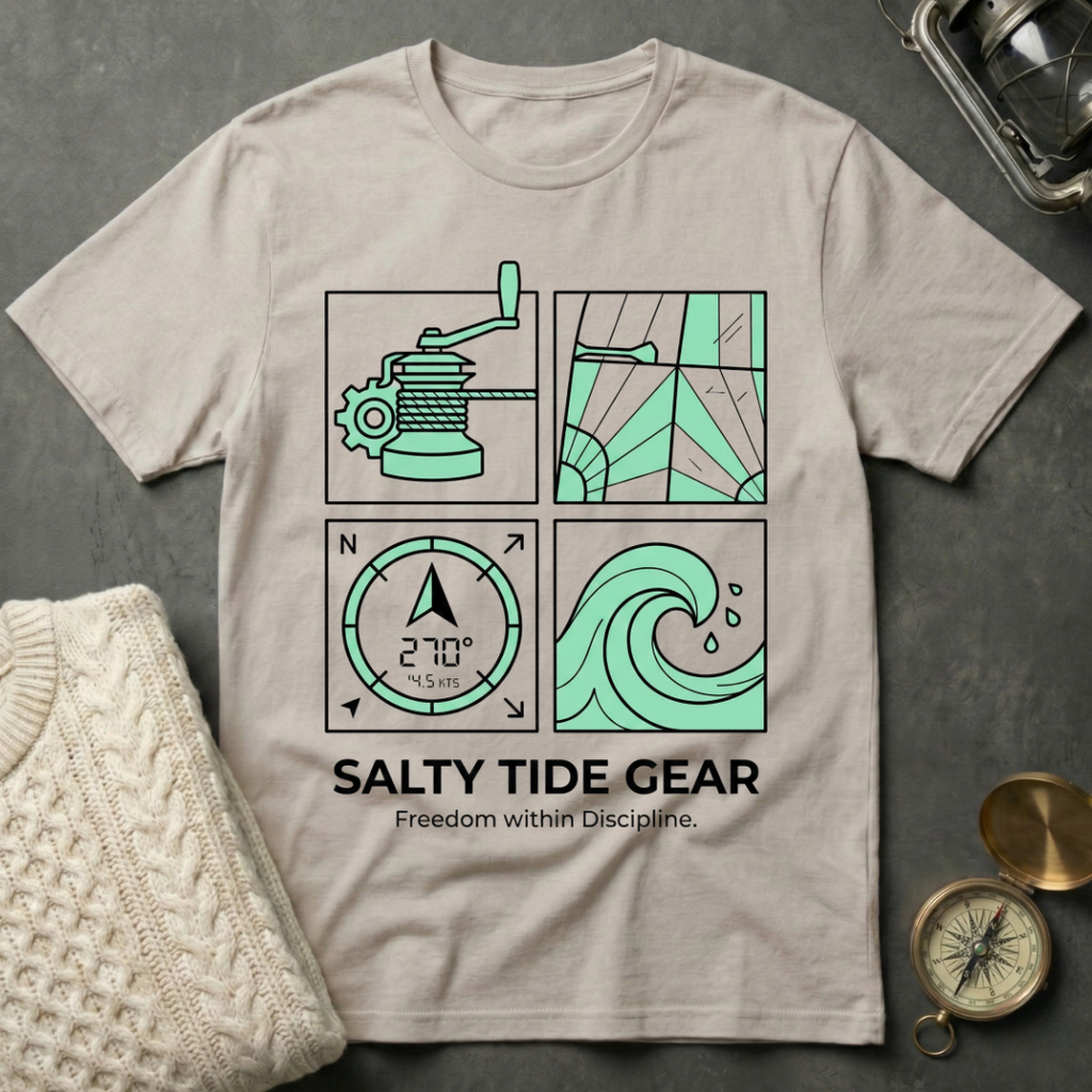 Salty Tide Gear · Freedom within Discipline T-Shirt