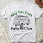Salty Tide Gear's Surfin' USA Tour - Volkswagen Bus T-Shirt