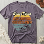 Santa Cruz - Distressed Groovy Retro T-Shirt