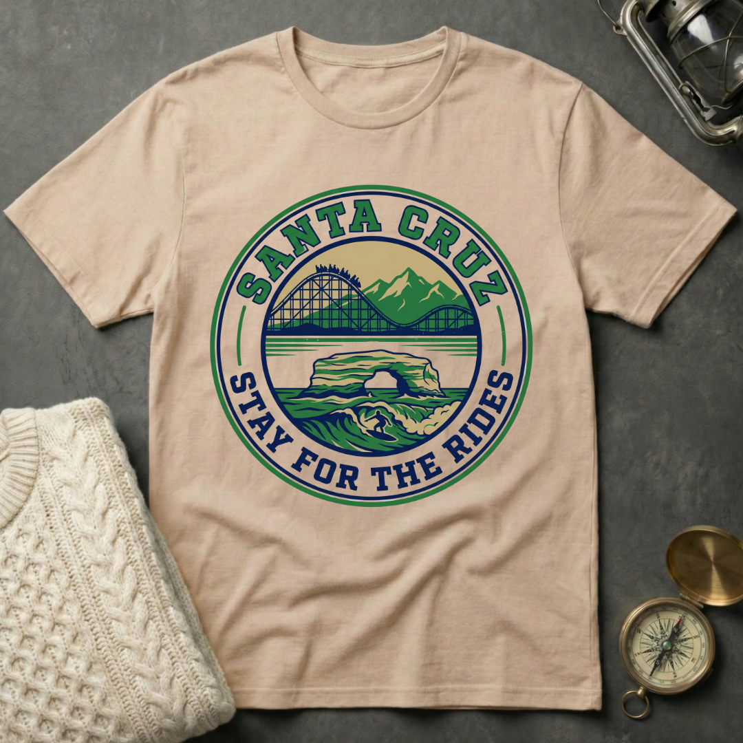 Santa Cruz · Stay For The Rides T-Shirt