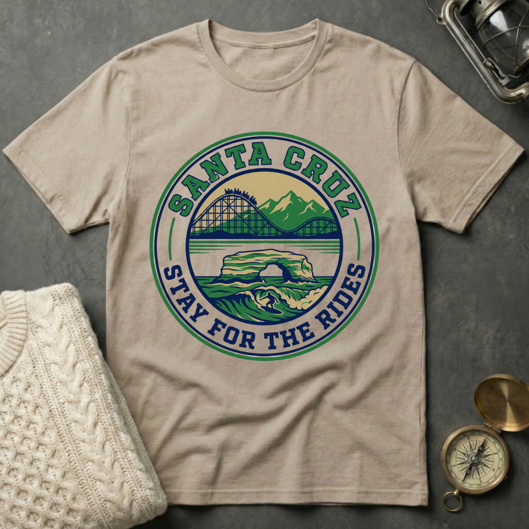 Santa Cruz · Stay For The Rides T-Shirt