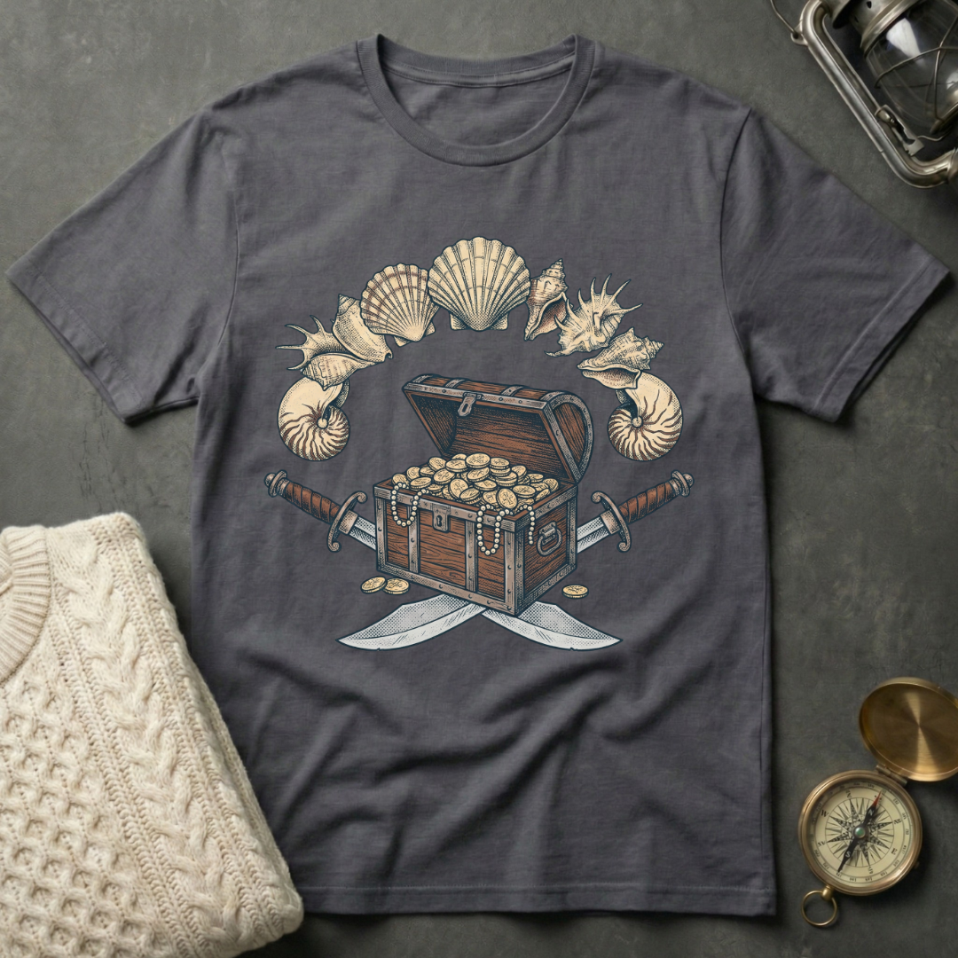 Sea Shelled Pirate Treasure T-Shirt