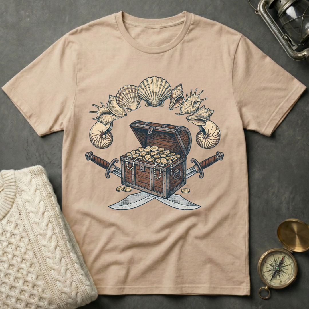 Sea Shelled Pirate Treasure T-Shirt