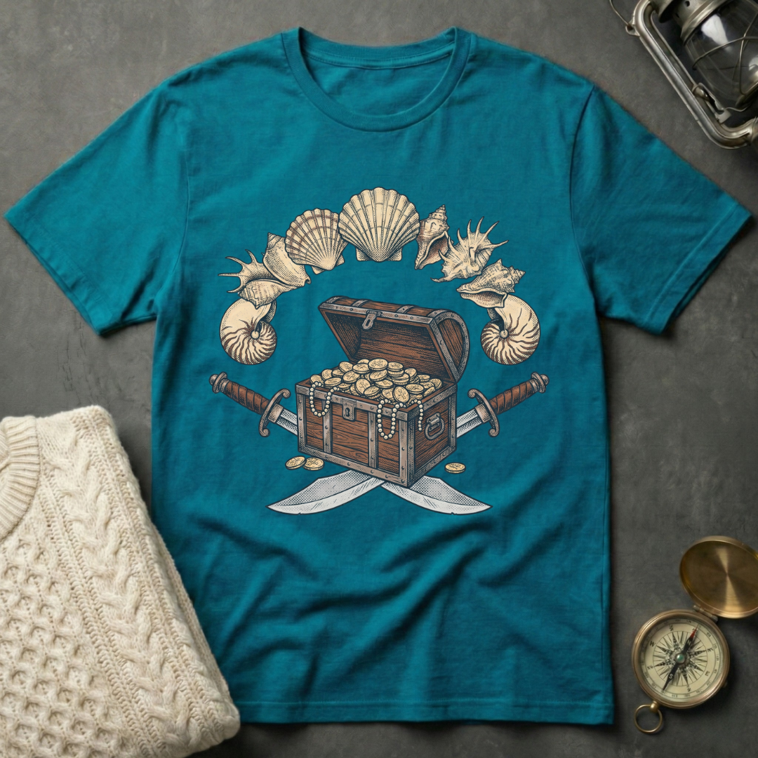 Sea Shelled Pirate Treasure T-Shirt