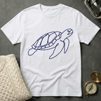 Sea Turtle - Line Art T-Shirt