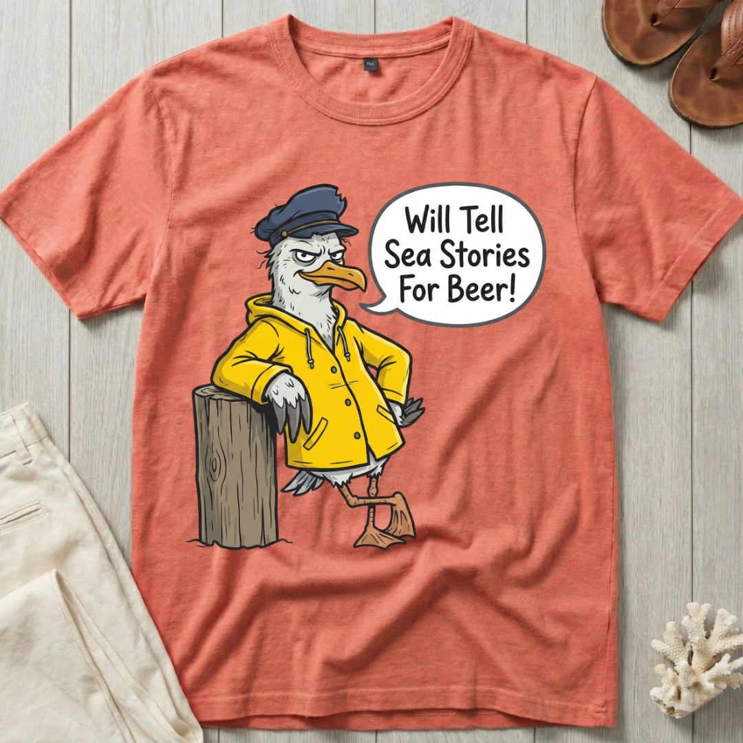 Seagull Sea Stories T-Shirt