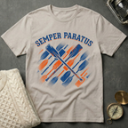 Semper Paratus Oar Pattern T-Shirt