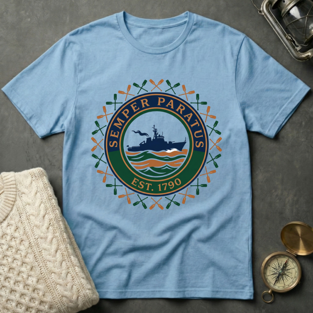 Semper Paratus · Est. 1790 - Emblem T-Shirt