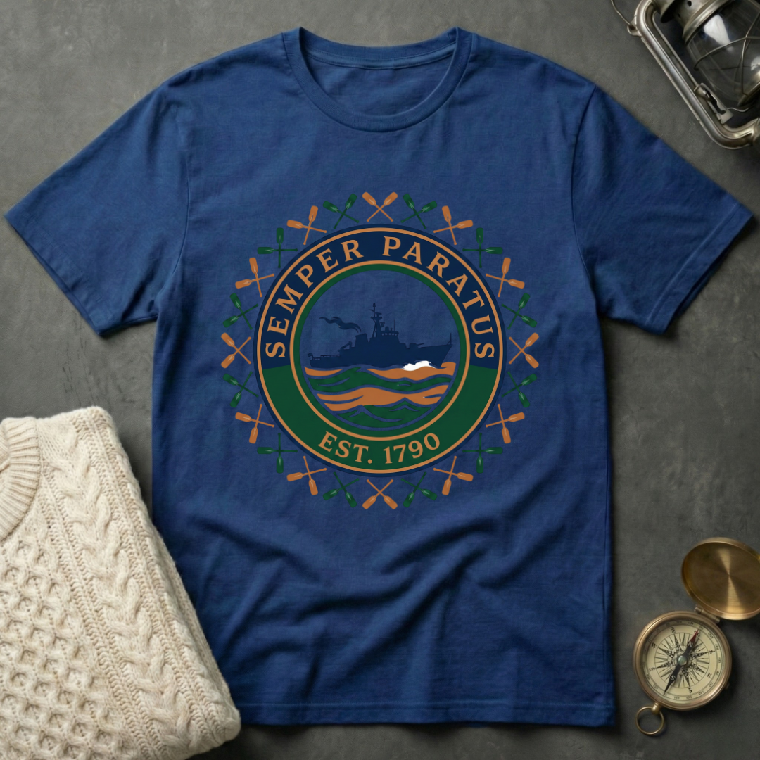 Semper Paratus · Est. 1790 - Emblem T-Shirt