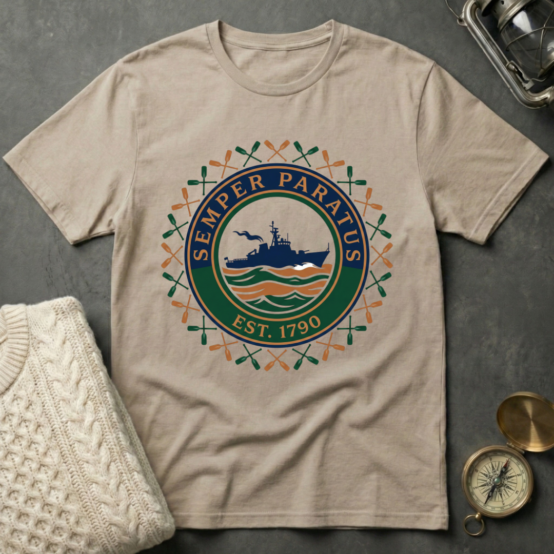 Semper Paratus · Est. 1790 - Emblem T-Shirt