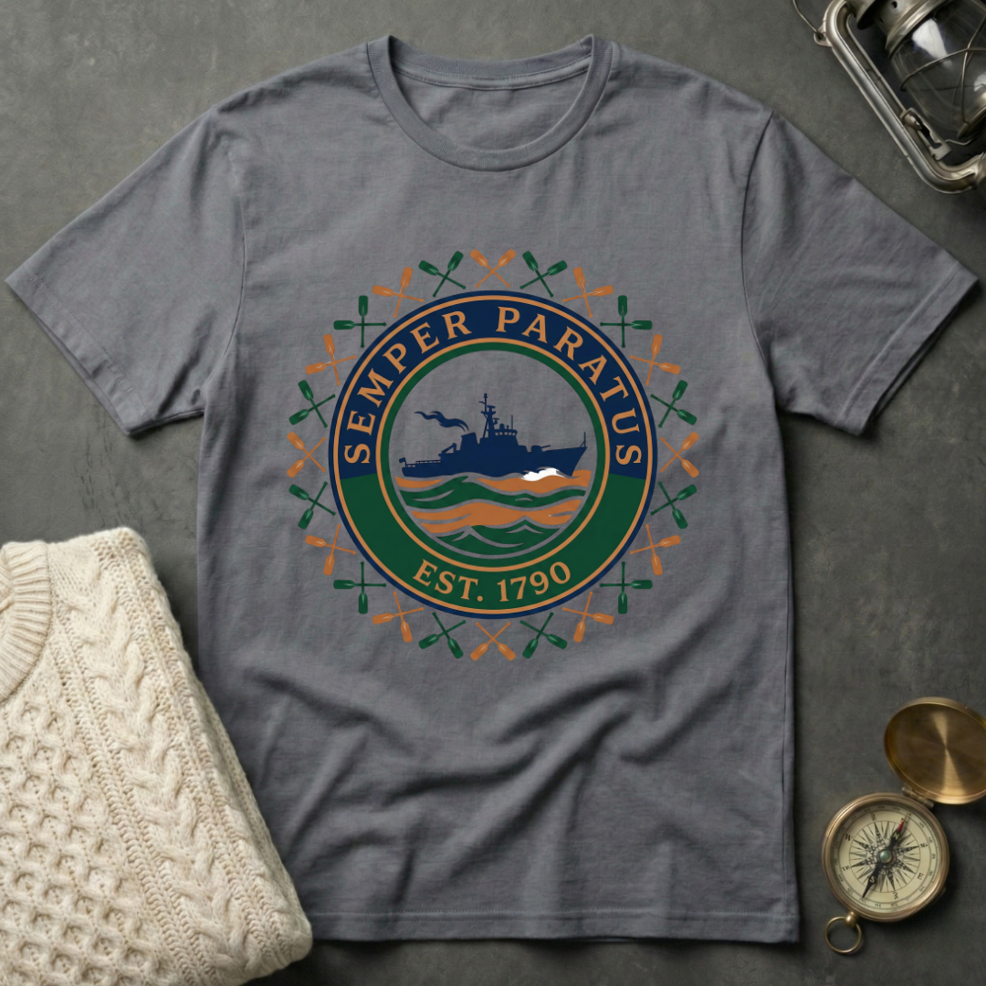 Semper Paratus · Est. 1790 - Emblem T-Shirt