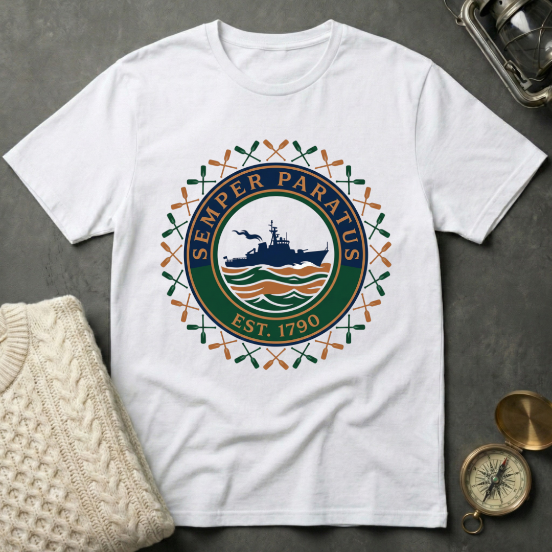Semper Paratus · Est. 1790 - Emblem T-Shirt