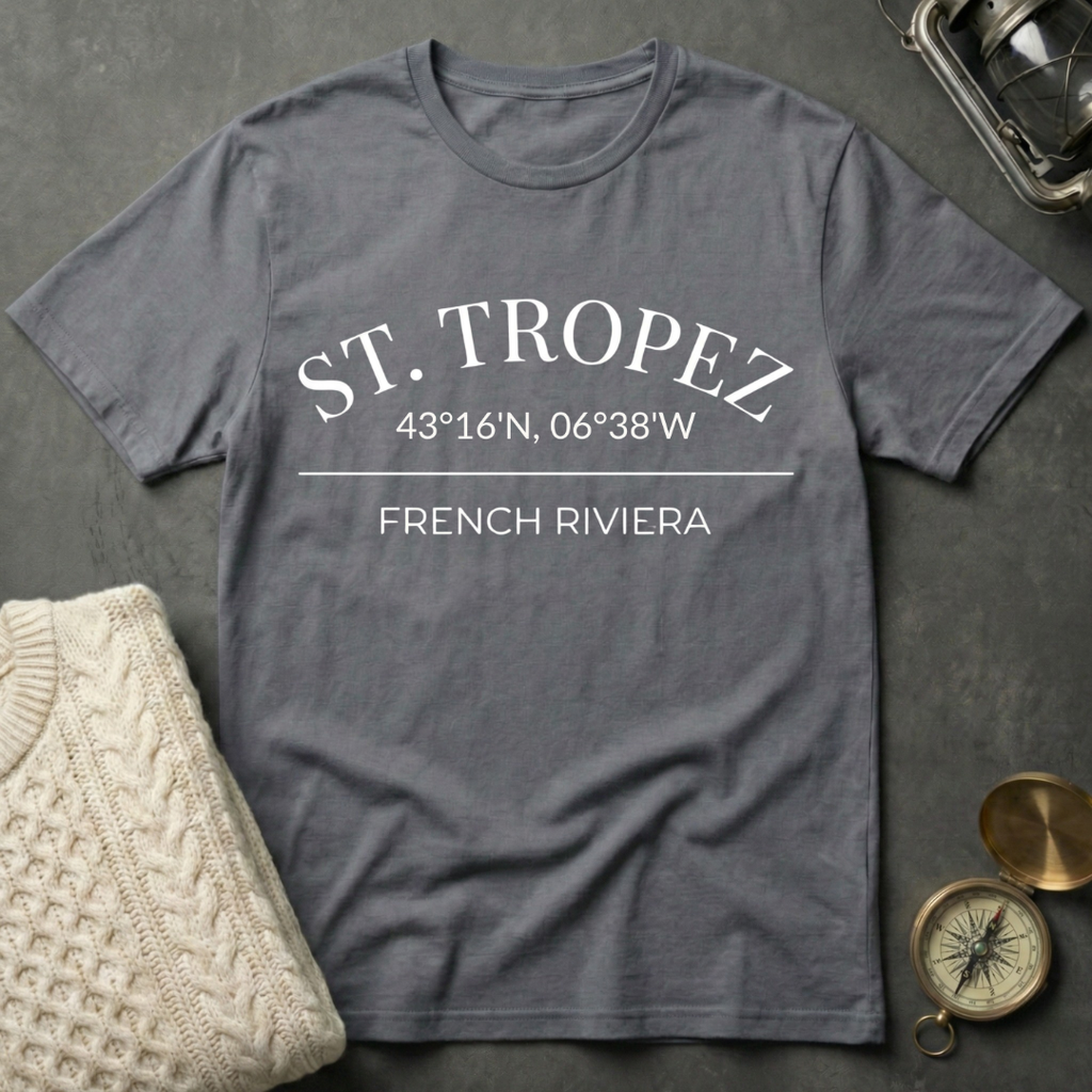 St. Tropez Coordinates T-Shirt
