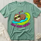 Surf. Sleep. Repeat. - Sloth Surfer T-Shirt