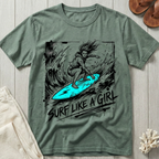 Surf Like A Girl - Bold T-Shirt