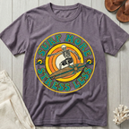Surf More · Stress Less -  Groovy Retro T-Shirt