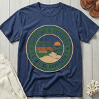 Surfing & Sunsets · Coastal Explorer - Badge T-Shirt