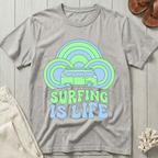 Surfing is Life - Groovy Retro T-Shirt
