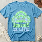 Surfing is Life - Groovy Retro T-Shirt