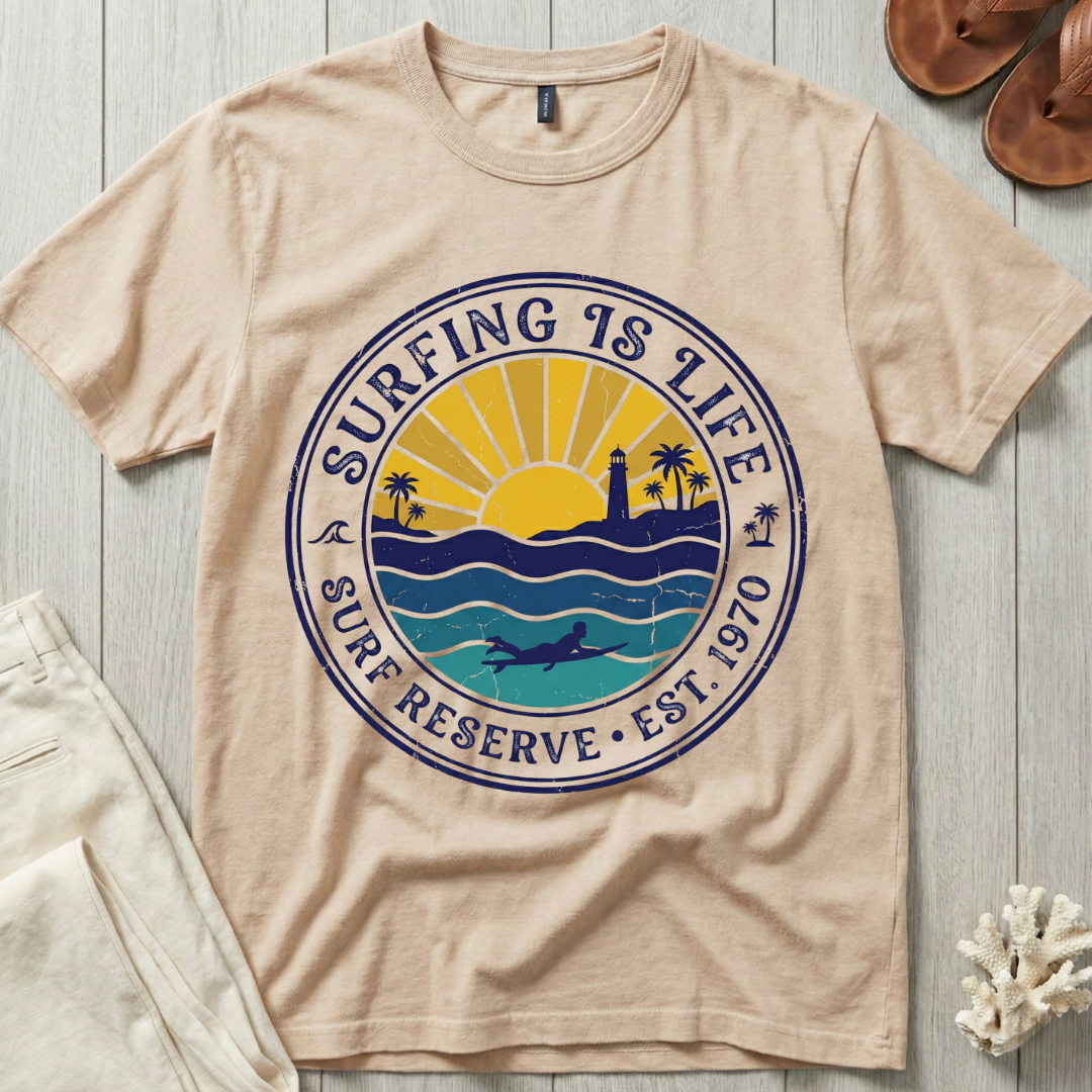 Surfing is Life · Surf Reserve - Emblem T-Shirt