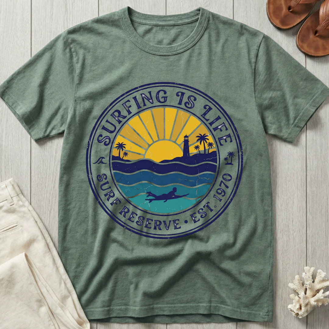 Surfing is Life · Surf Reserve - Emblem T-Shirt