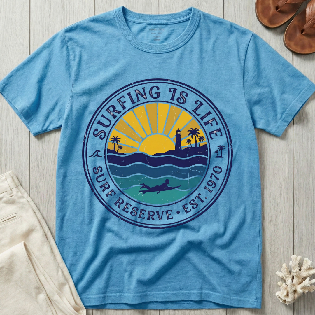 Surfing is Life · Surf Reserve - Emblem T-Shirt
