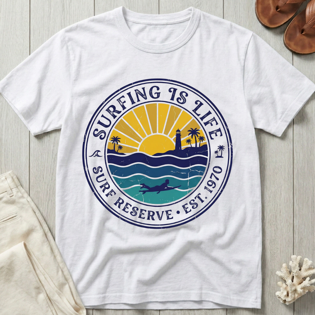 Surfing is Life · Surf Reserve - Emblem T-Shirt