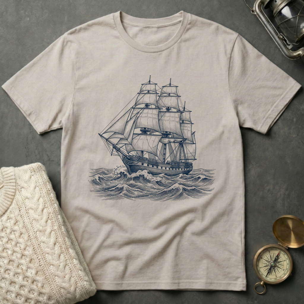 Tall Ship at Sea T-Shirt