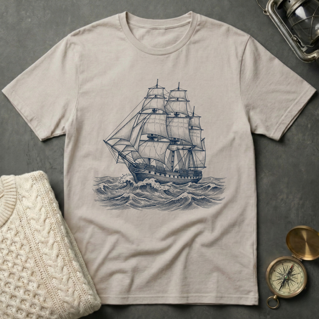 Tall Ship at Sea T-Shirt