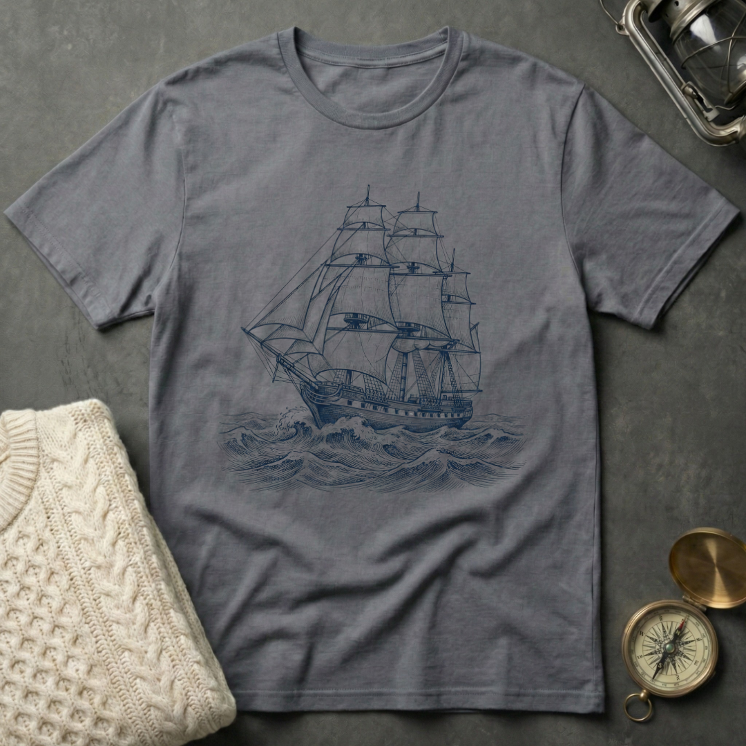 Tall Ship at Sea T-Shirt