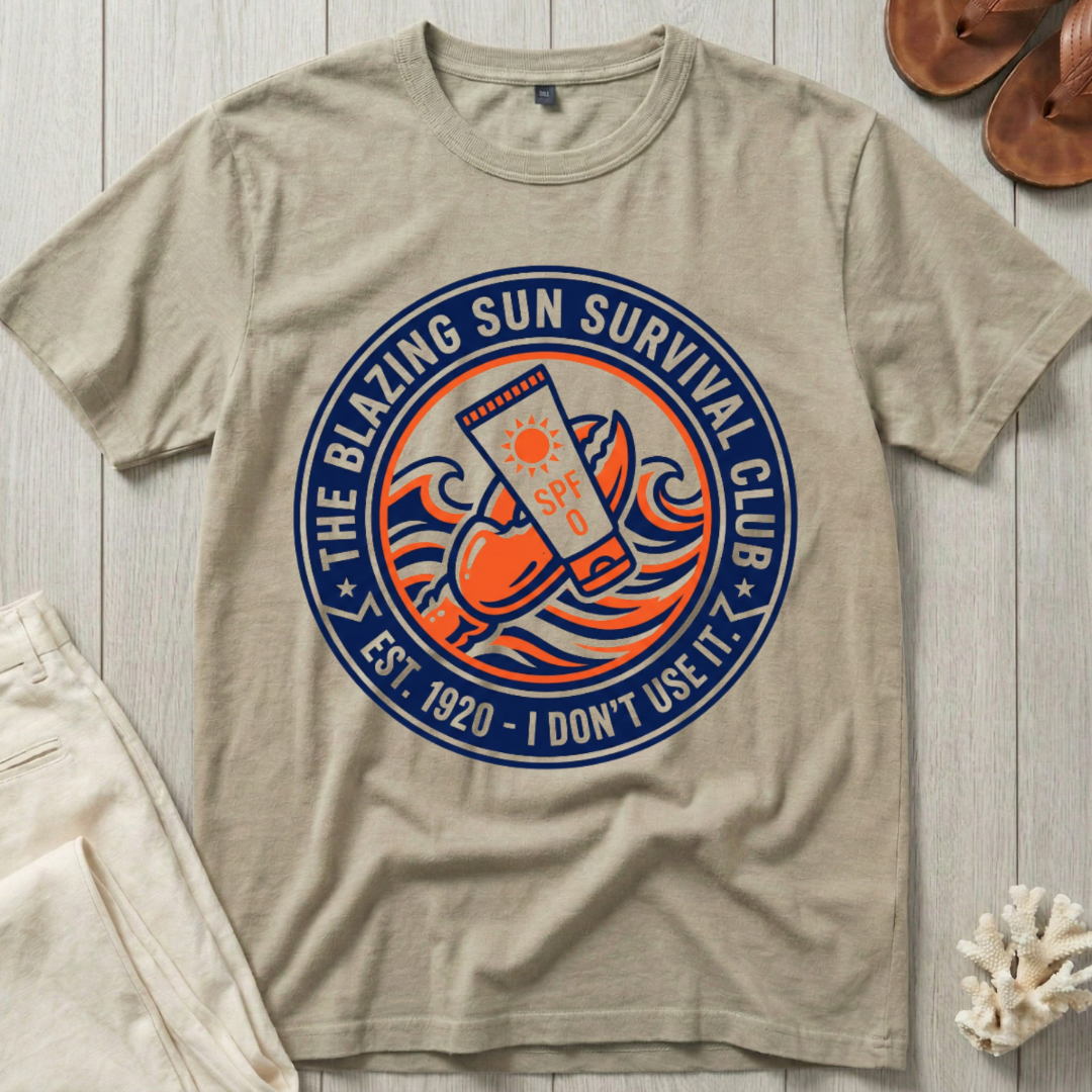 The Blazing Sun Survival Club T-Shirt