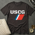 USCG - Clean Racing Stripe T-Shirt