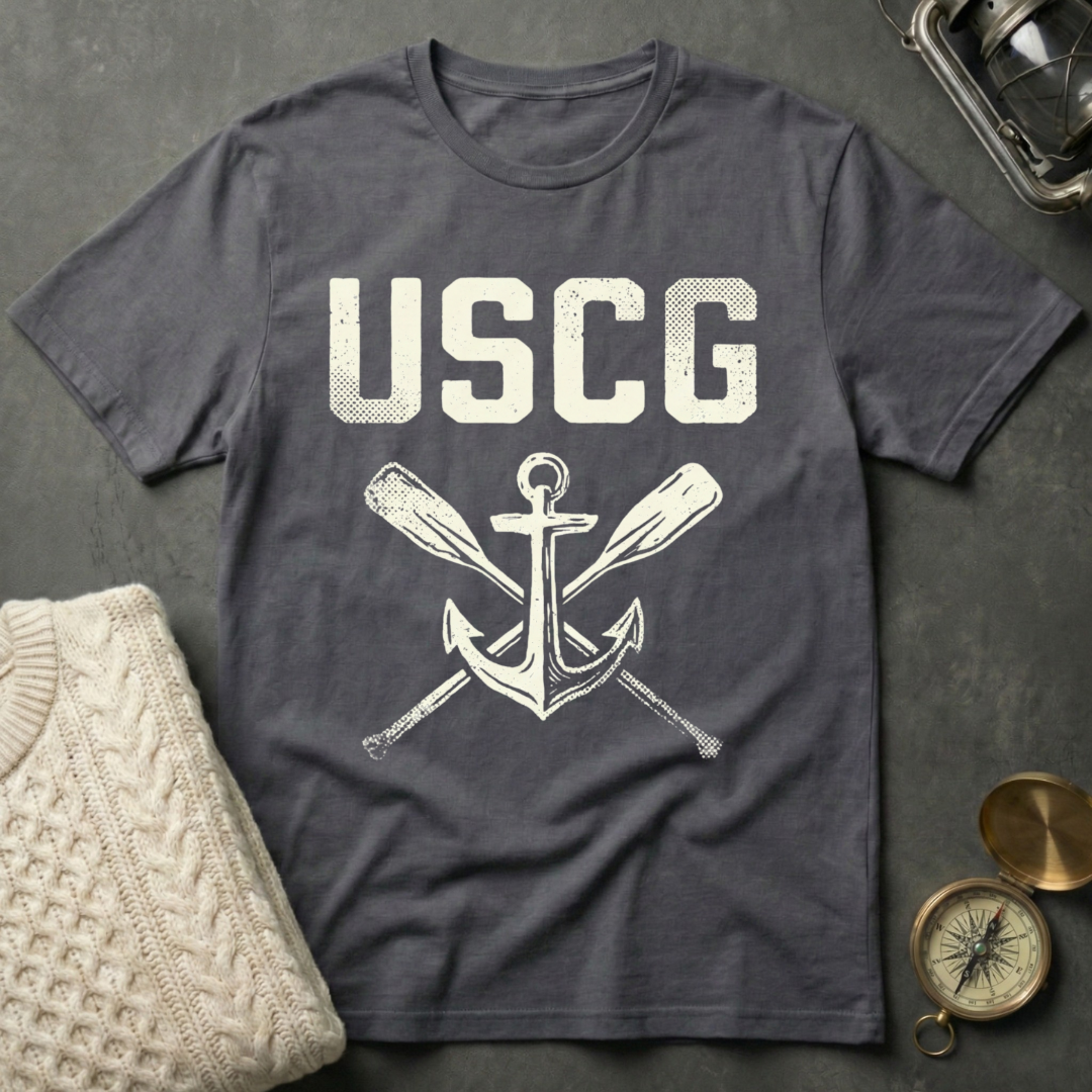 USCG - Oars & Anchor T-Shirt